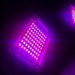 60 W - PROFI LED GROW žiarovka pre všetky rastliny s 3 ľahko nastaviteľnými časťami, E27, High-power+, ružová