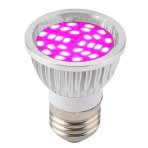 6 W -  PROFI LED GROW žiarovka pre všetky rastliny, E27, High-power+, ružová