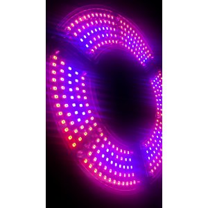 60 W - PROFI LED GROW žiarovka pre všetky rastliny s 3 ľahko nastaviteľnými časťami, E27, High-power+ ružová