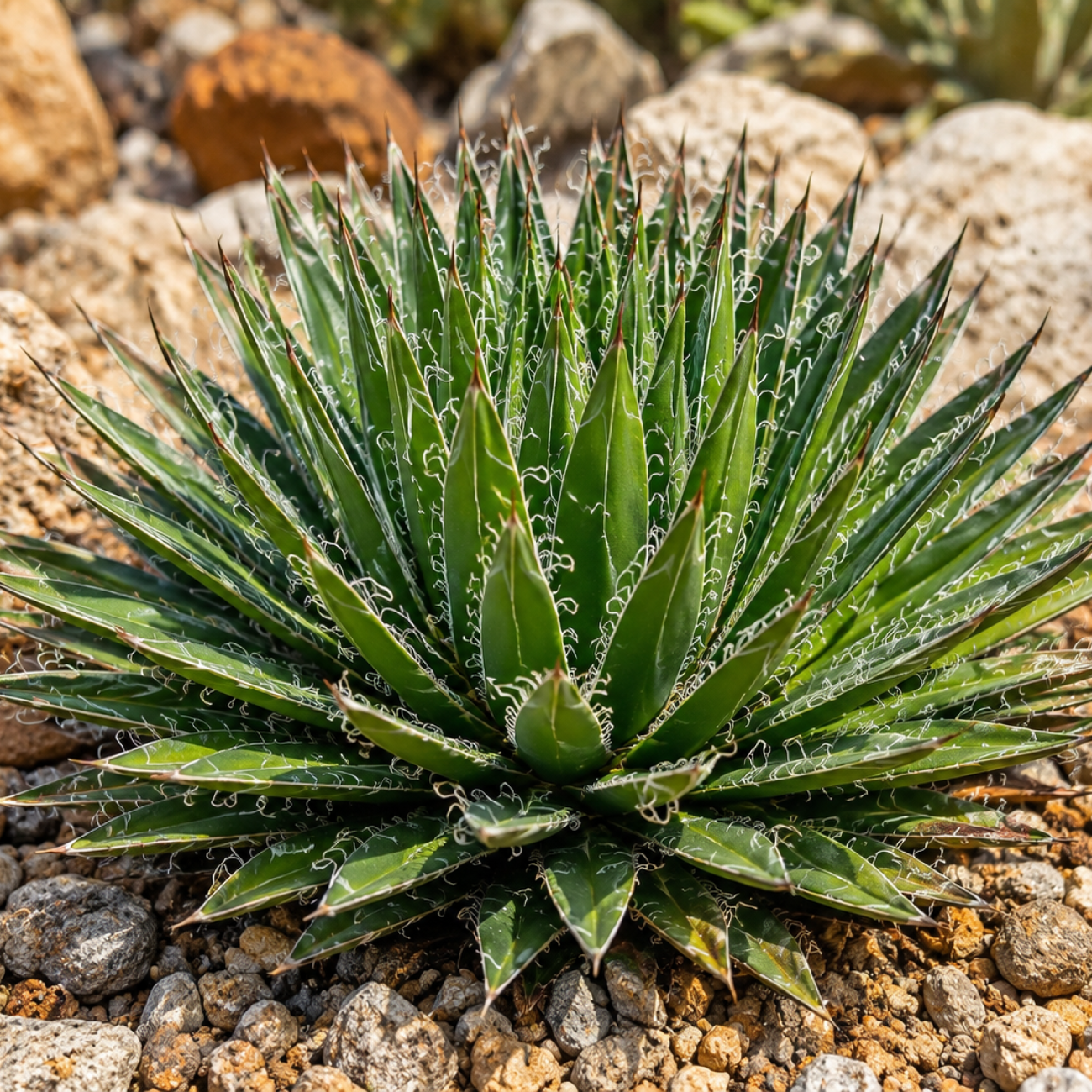 Obrázok Agáva vláknitá (Agave filifera × schidigera) - výška 5 cm, kont. P9 (-10°C)