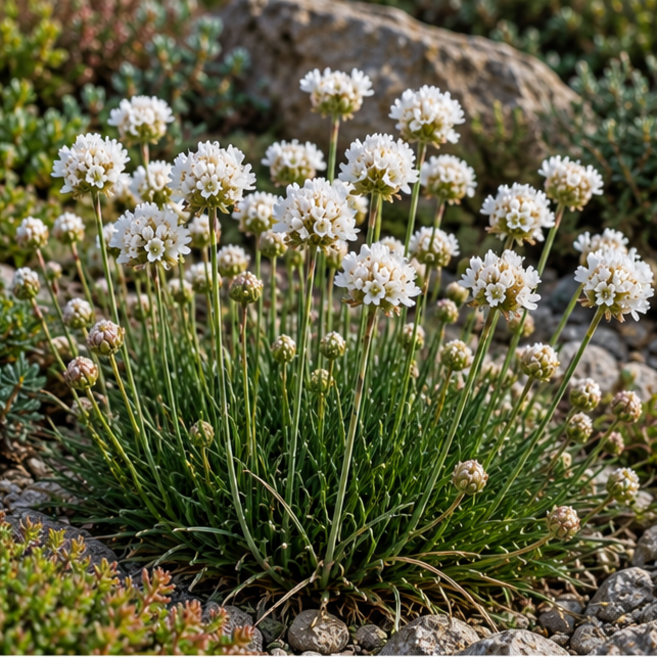 Obrázok Trávnička prímorská (Armeria maritima) 'ARMADA WHITE' – kont. P9