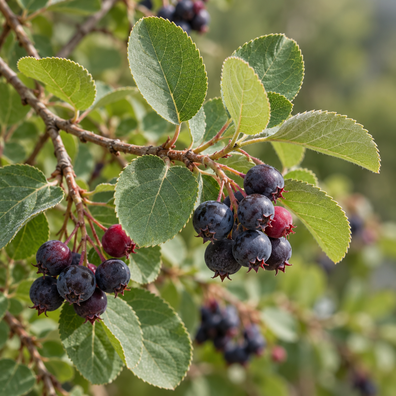 Obrázok Muchovník vajcovitý (Amelanchier rotundifolia) – výška 20-30 cm, kont. C2L