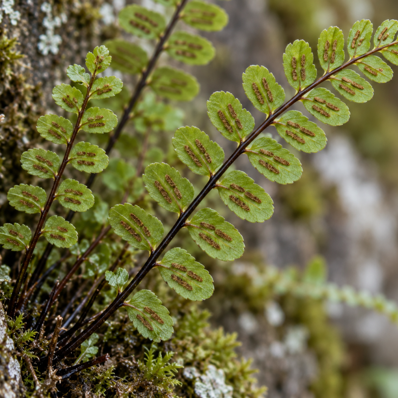 Obrázok Slezinník červený (Asplenium trichomanes) – kont. P9