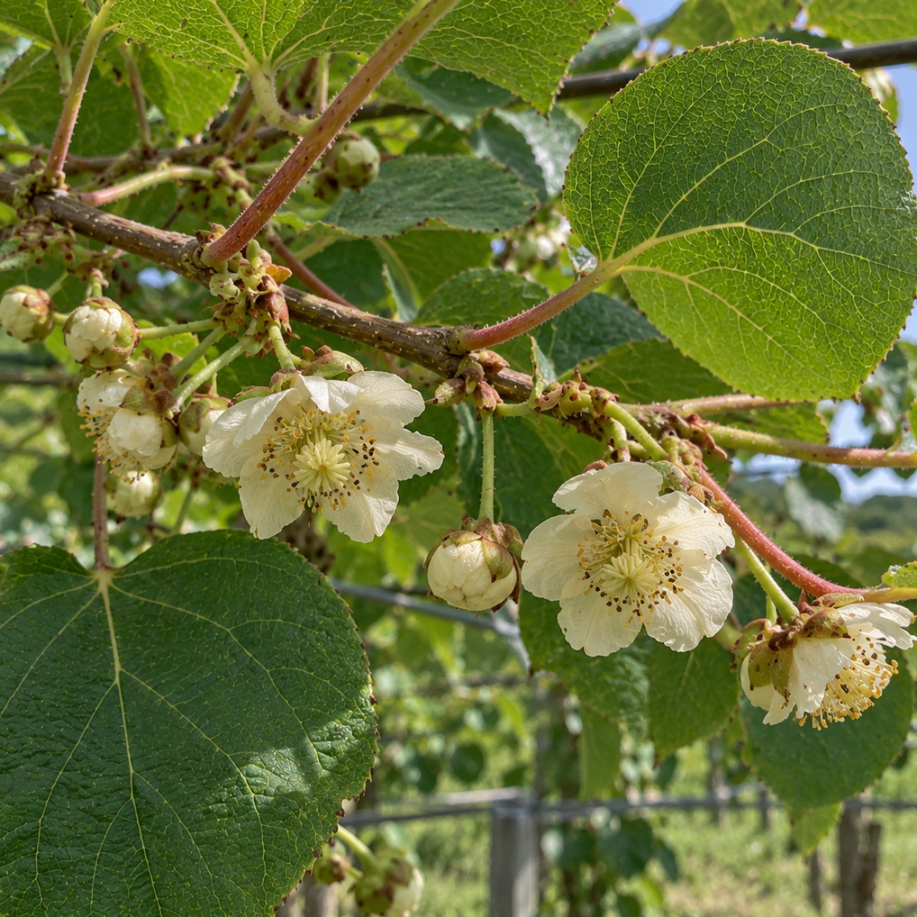 Obrázok Aktinídia čínska - kiwi (Actinidia chinensis) 'MINKIGOLD' – žltoplodé kivi – výška 20-30 cm, kont. P9