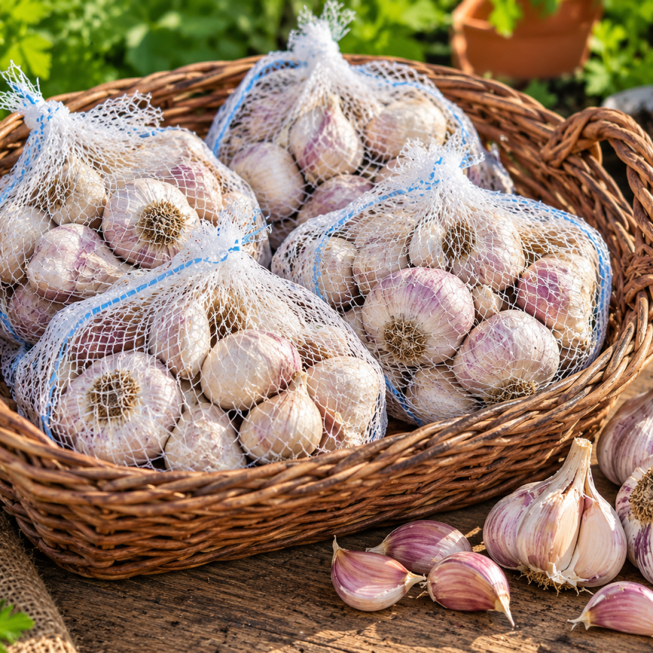 Obrázok Cesnak na sadenie (Allium sativum) 'HARNAS' – ozimný paličiak, 1 hlavička
