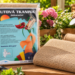 Jutová tkanina 211g/m² - prírodná 1,3x2m