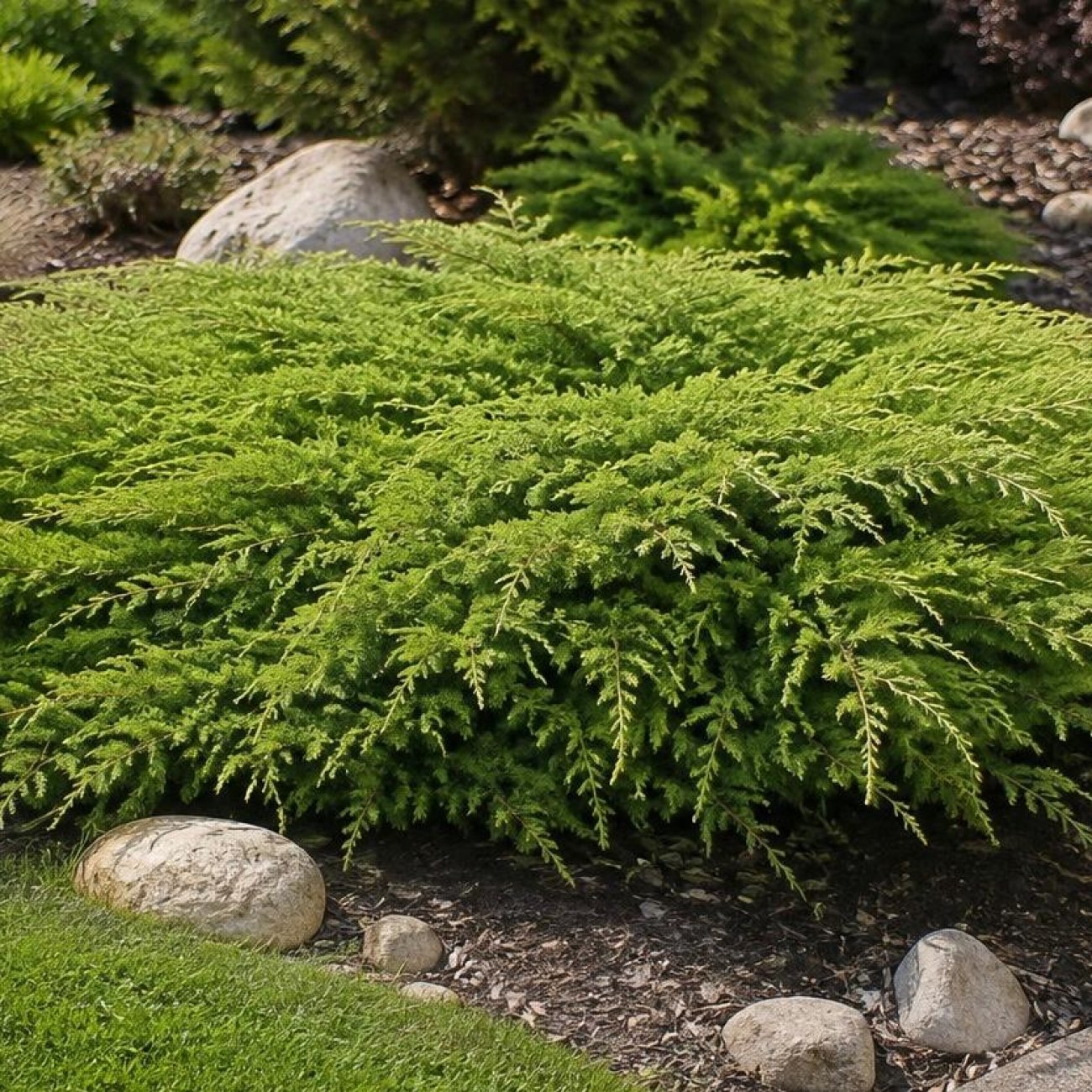 Obrázok Borievka pobrežná (Juniperus conferta) ´SCHLAGER´ - výška 30-40 cm, ⌀ 30-50 cm, kont. C3L