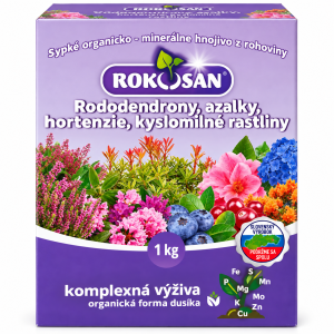 Rododendróny a azalky - sypké organominerálne hnojivo z rohoviny - 1KG