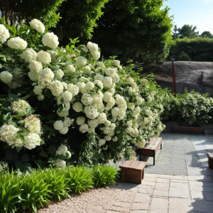 Hortenzia stromčekovitá (Hydrangea arborescens)