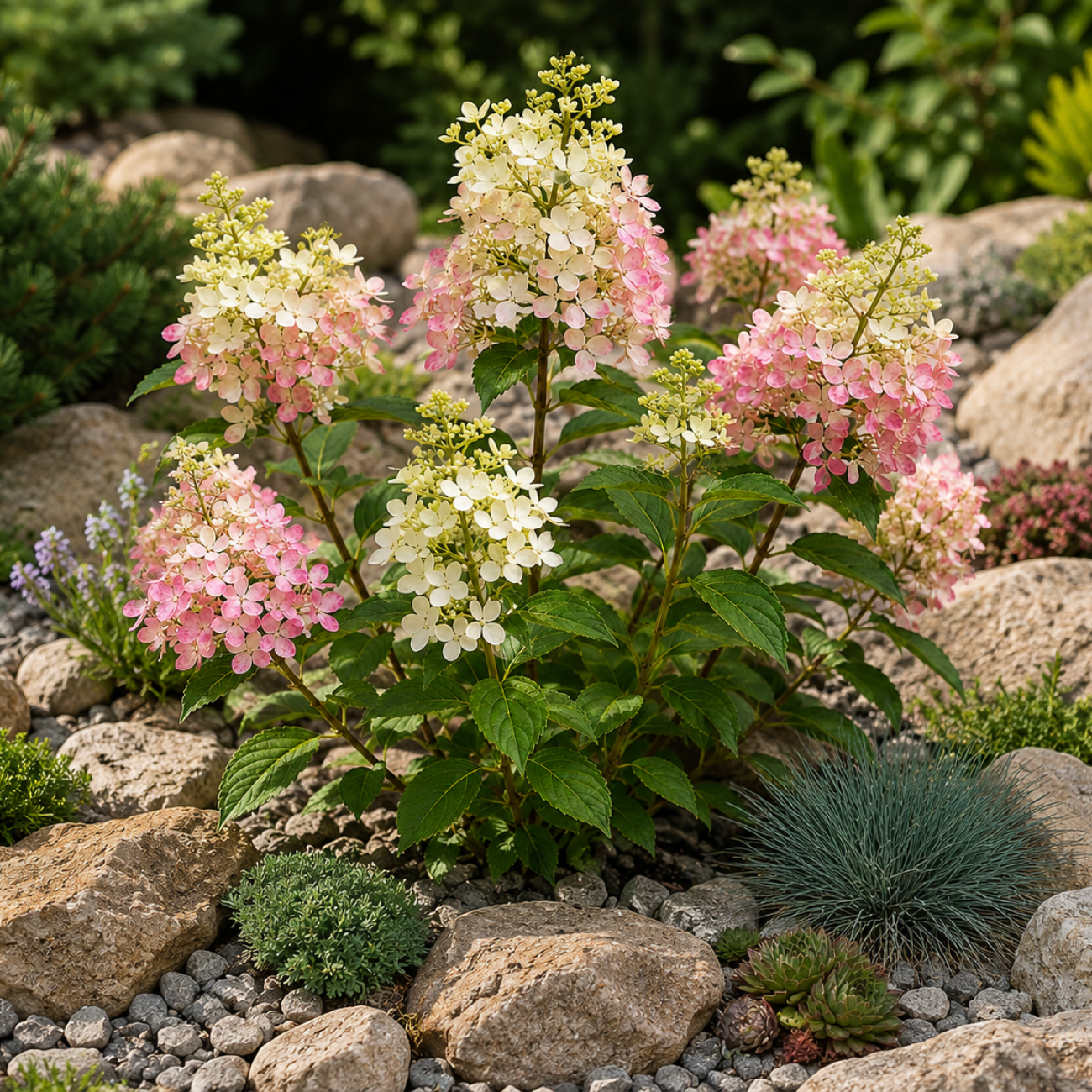 Obrázok Hortenzia metlinatá (Hydrangea paniculata) ‘DHARUMA’ - výška 20-30 cm, kont. C2L