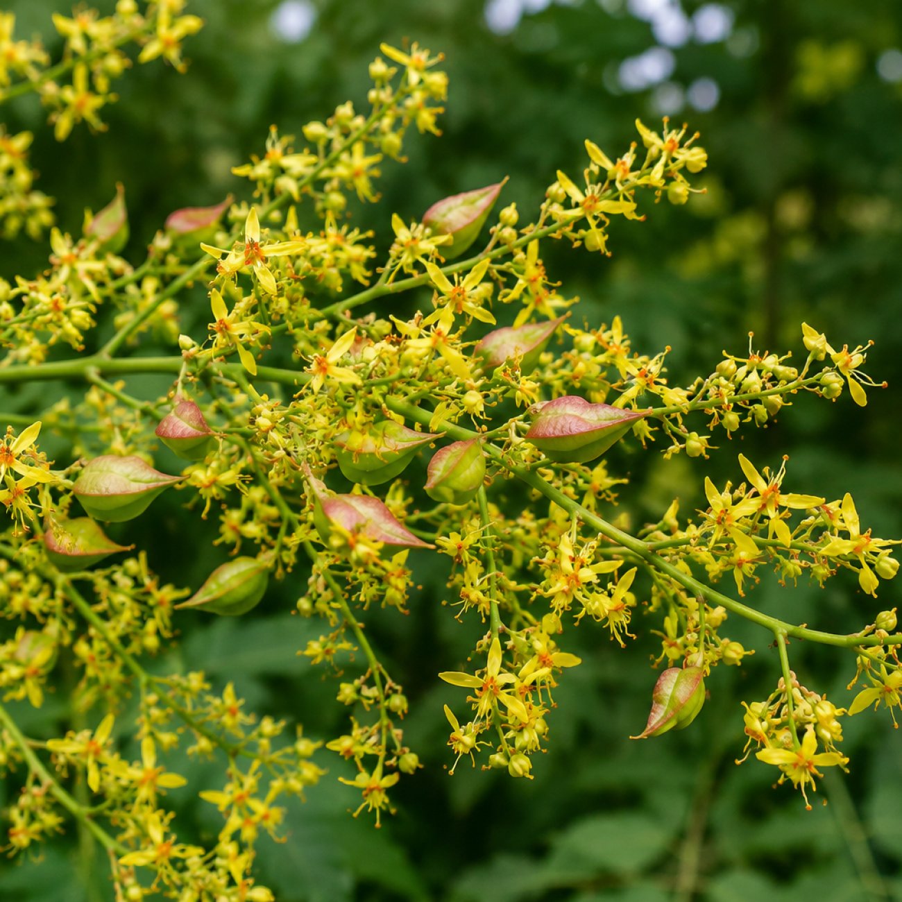 Obrázok Jaseňovec metlinatý (Koelreuteria paniculata) ‘FASTIGIATA’ – výška 240-320 cm, kont. C18L - NA KMIENKU