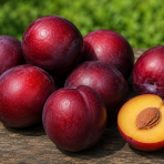 Marhuľo-slivka (Prunus hybrid) ‘SHARKY RED’ - výška 110-130 cm, kont. C7L, stredne skorá
