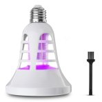 8 W - BASIC LED GROW žiarovka pre všetky rastliny s lapačom hmyzu, E27, fialová