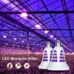 8 W - BASIC LED GROW žiarovka pre všetky rastliny s lapačom hmyzu, E27, fialová