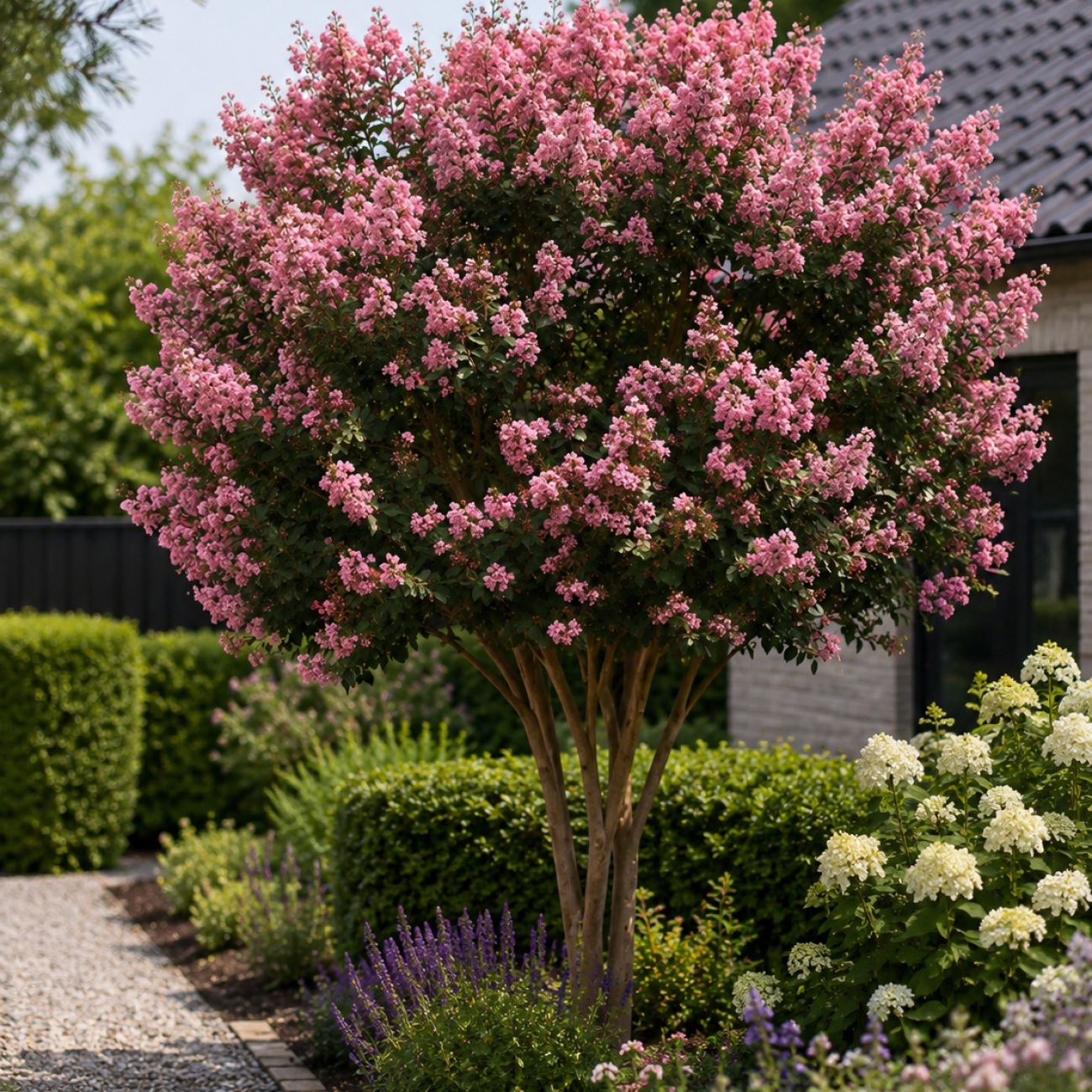 Obrázok Myrta krepová (Lagerstroemia indica) ‘BERLINGOT MENTHE’ - výška 40-50 cm, kont. C2L