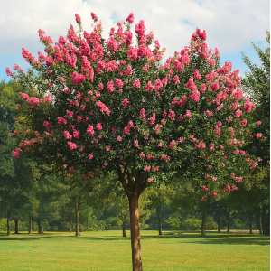 Myrta krepová (Lagerstroemia Indica) ´ROSEA GRASSI´ - výška 150-180 cm, kont. C10L (-15°C) NA KMIENKU 