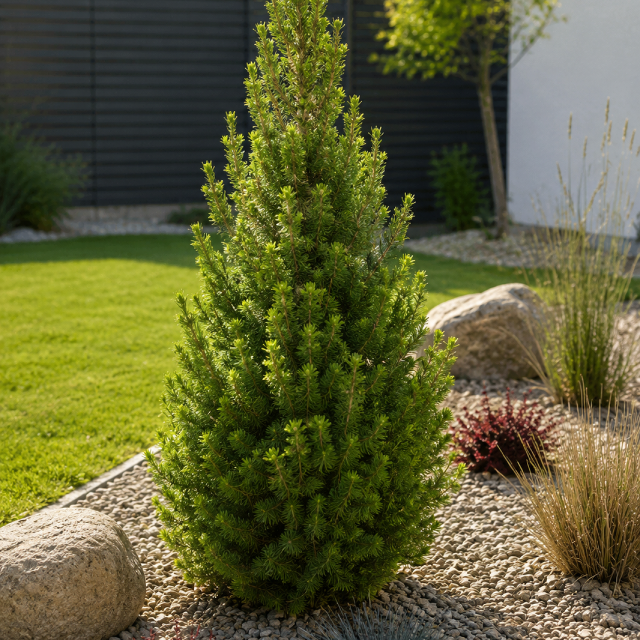 Obrázok Smrek biely (Picea glauca) ‘DECEMBER’ – výška 40-50 cm, kont. C3L