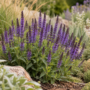 Šalvia hájna (Salvia nemorosa) 'MAINACHT' – kont. P9