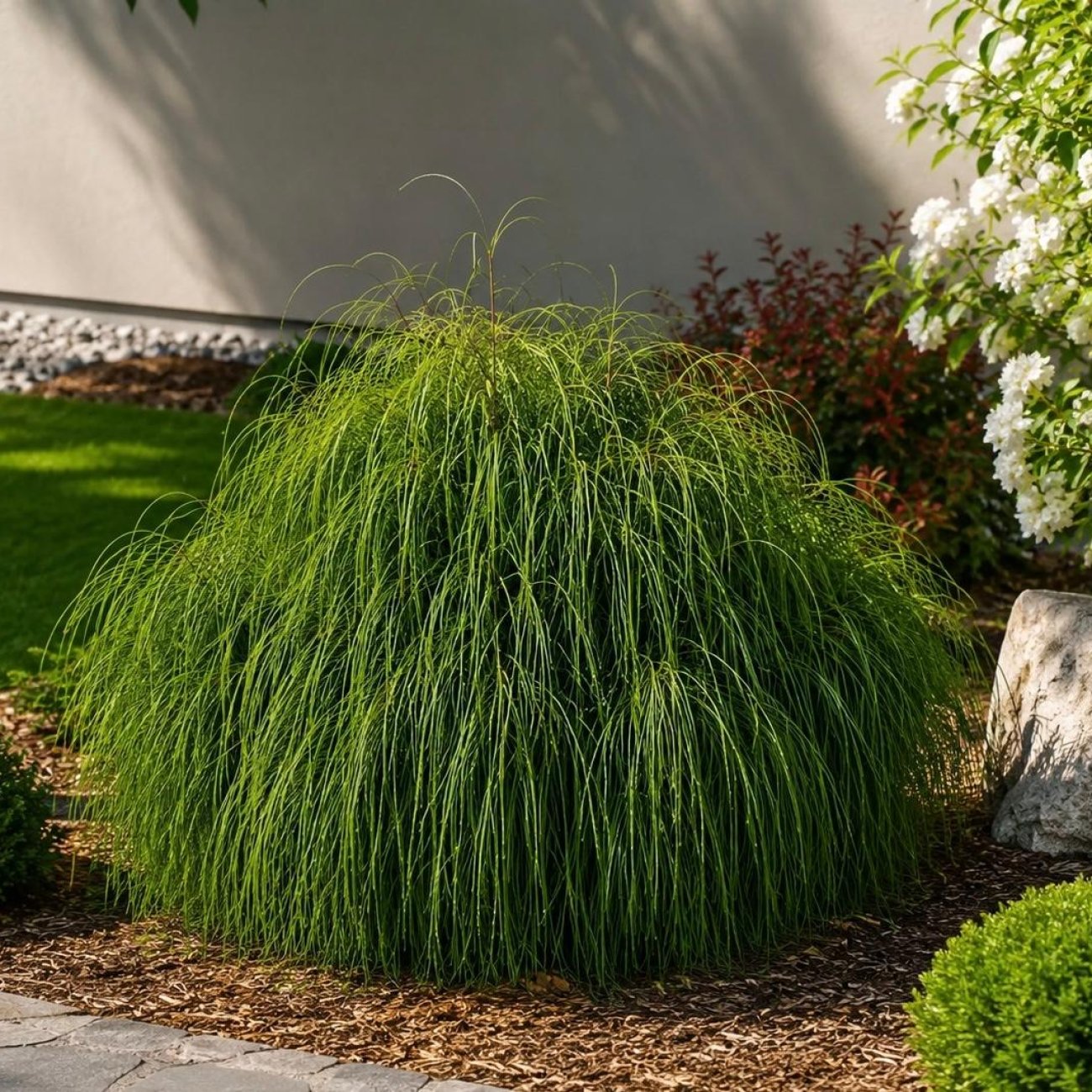 Obrázok Tuja riasnatá (Thuja plicata) ‘WHIPCORD’ - výška 15-20 cm, ∅ 20-30 cm, kont. C2L