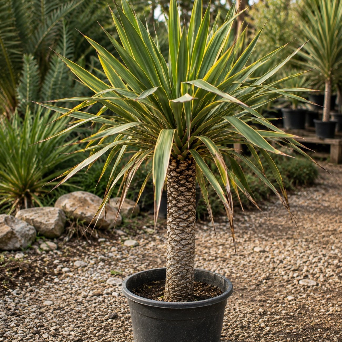 Obrázok Juka stromová (Yucca aloifolia) ´VARIEGATA´ - výška 20-30 cm, kont. C1L
